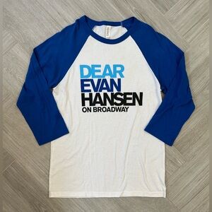 Dear Evan Hansen Broadway Musical Raglan T-Shirt Small